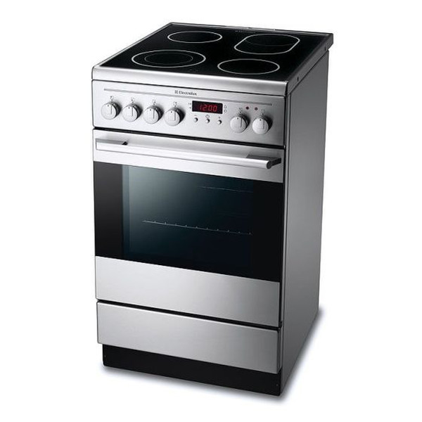 Electrolux EKC513517X Freestanding Ceramic Silver cooker