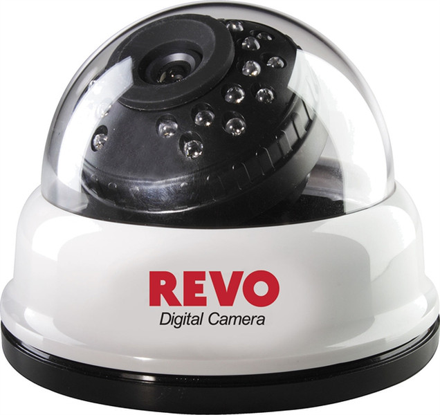 Revo RCDY24-1BNC Indoor Dome Black,Transparent,White surveillance camera