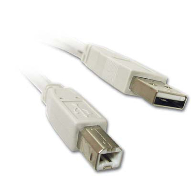 Vorago CAB-100 2m USB A USB B Grey USB cable