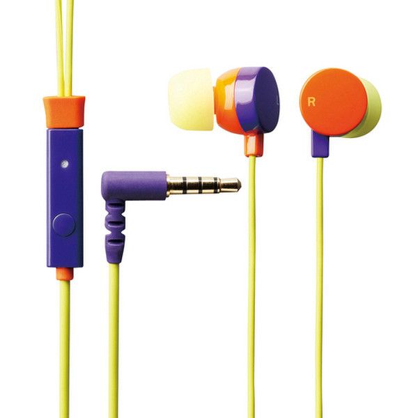 Elecom Colorful Headset for Smartphone Binaural im Ohr Violett