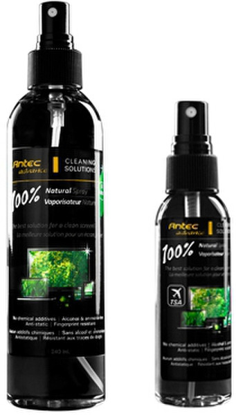 Antec 100 Natural Spray 240+60ml Bildschirme/Kunststoffe Equipment cleansing wet/dry cloths & liquid 240ml
