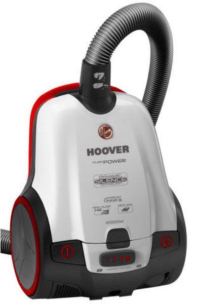 Hoover TPP 2010 Цилиндрический пылесос 3.5л 2000Вт Красный, Белый