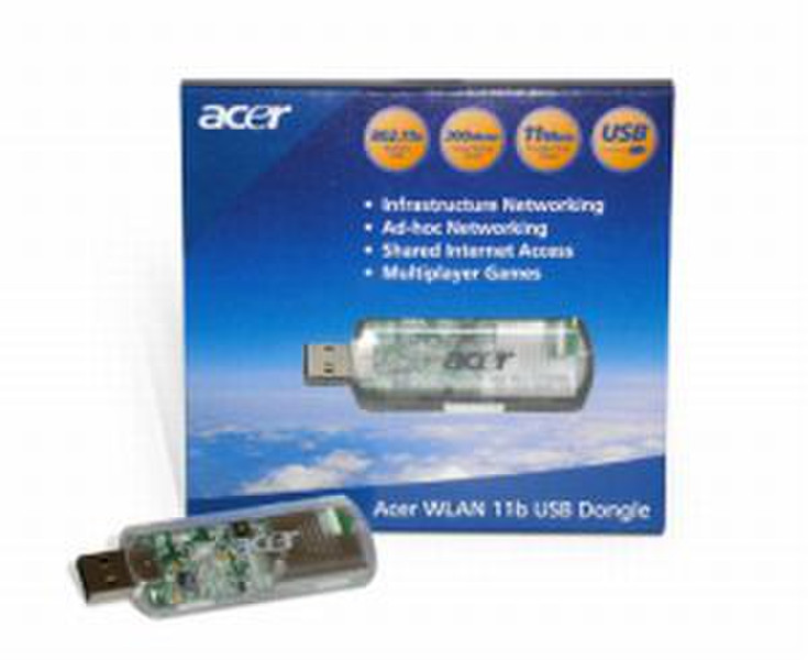 Acer WLAN 802.11B USB MODULE 11Mbit/s networking card