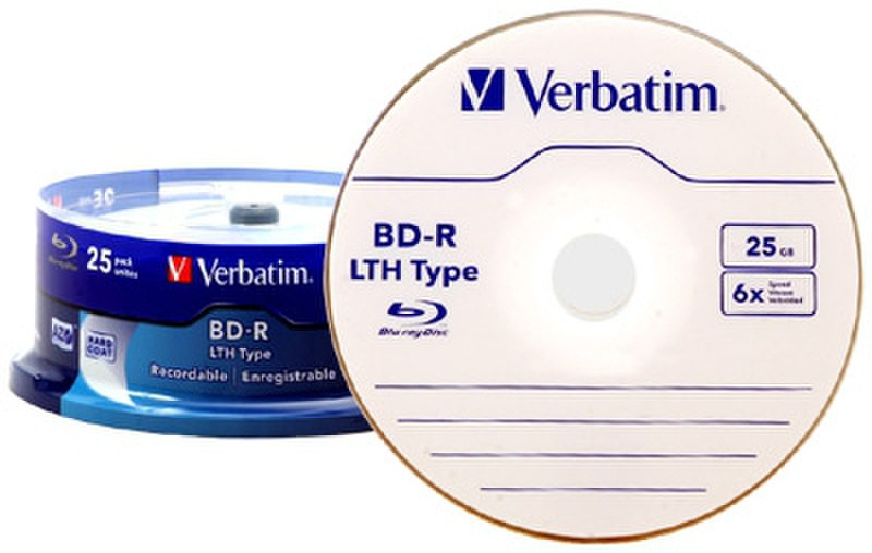 Verbatim BD-R Single Layer 6X LTH 25GB