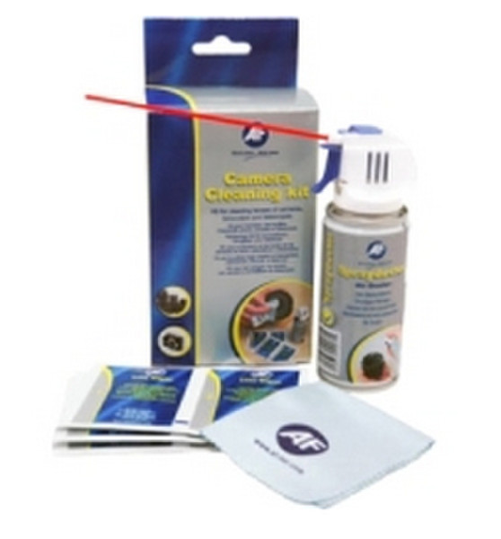 AF APHOTO_KIT Lenses/Glass Equipment cleansing wet/dry cloths & liquid equipment cleansing kit
