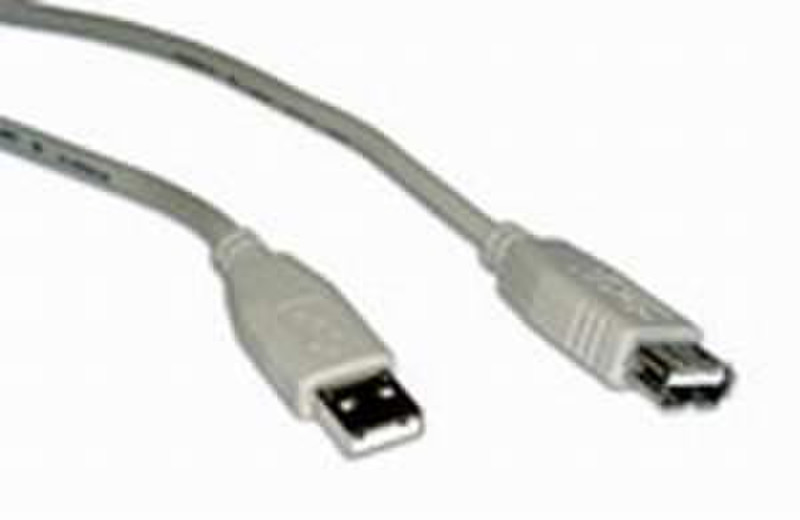 Intronics USB 1.1 extension cable, A Male - A Female 3m 3m Ivory USB cable