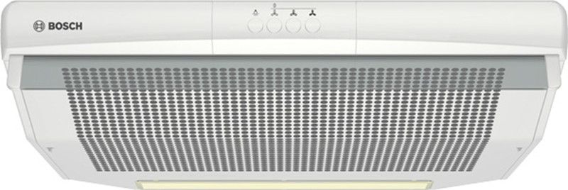 Bosch DHU632UFF Halbeingebaut (ausziehbar) 300m³/h Weiß Dunstabzugshaube