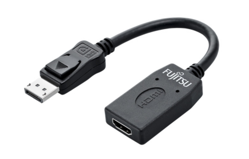 Fujitsu DisplayPort / HDMI DisplayPort HDMI Черный кабельный разъем/переходник