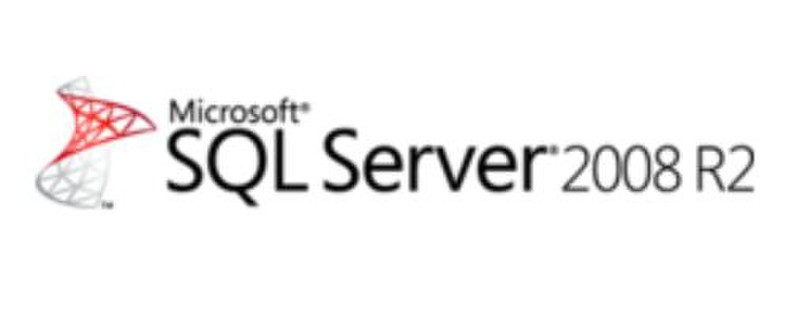 Microsoft SQL Server 2008 R2 f/ SB 2008 R2, DSP, 1pk, 5 CAL, DVD, ESP