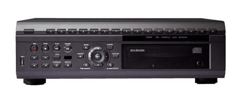 Pinetron PDR-M6008 Black digital video recorder