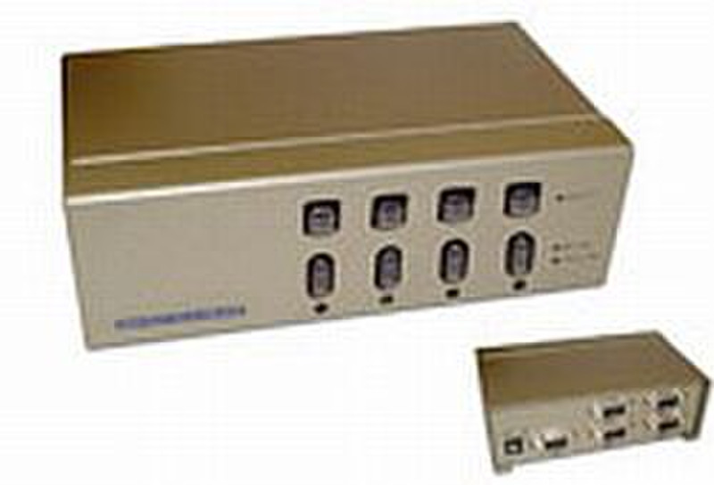 Intronics VGA Monitor Switch 4 to 1 - Electronic