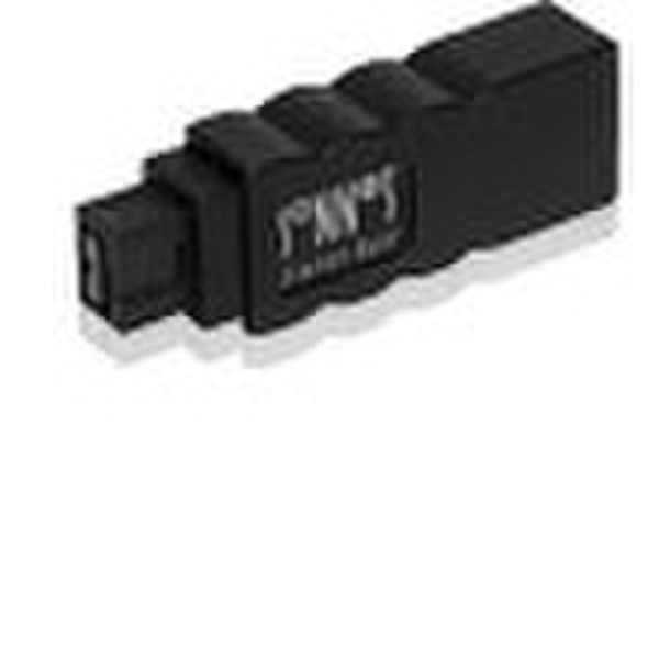 Sonnet FireWire 400 - 800 Adapter 9-pin M 6-pin F Schwarz Kabelschnittstellen-/adapter