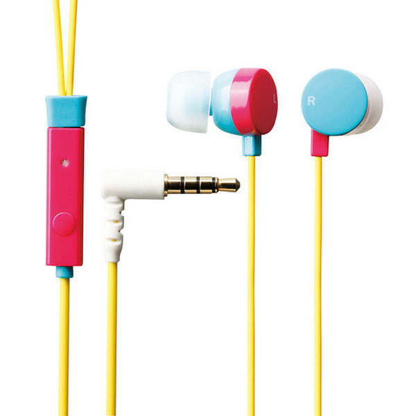 Elecom Colorful Headset for Smartphone Binaural im Ohr Blau