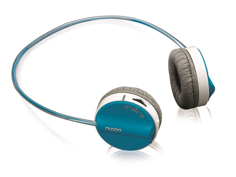 Rapoo H3050 Binaural Head-band Blue headset