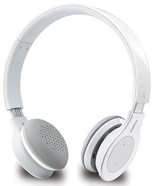 Rapoo H8060 Binaural Head-band White headset