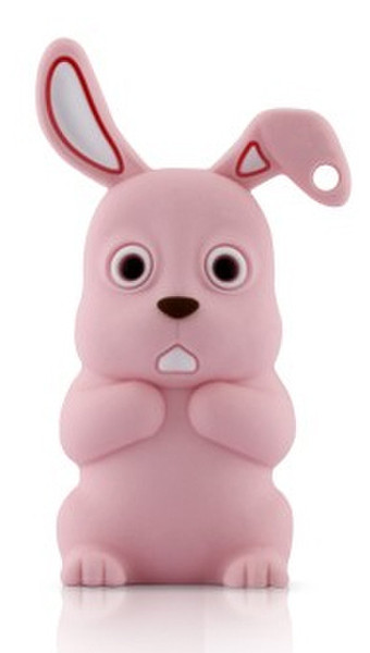 Fruitshop International Rabbit Driver 4GB USB 2.0 Type-A Pink USB flash drive