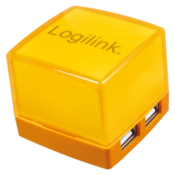 LogiLink UA0120 480Mbit/s Orange Schnittstellenhub