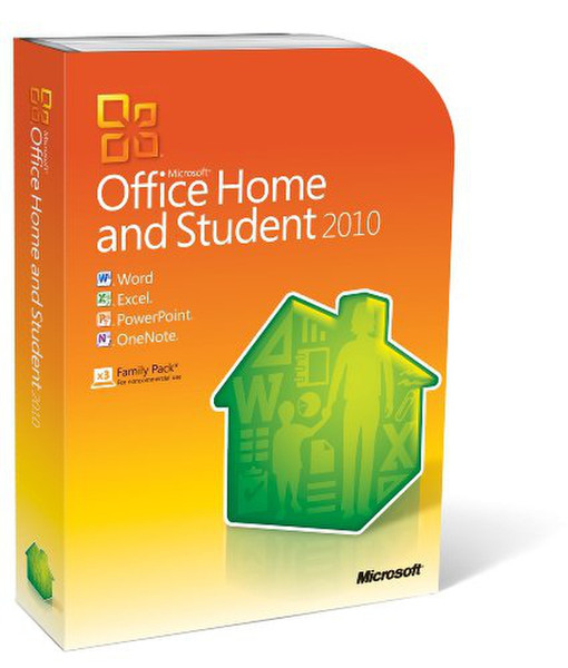 Microsoft Office 2010 Home and Student, DVD, ES