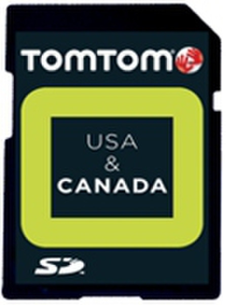 TomTom Map of USA and Canada IQ routes v8.70