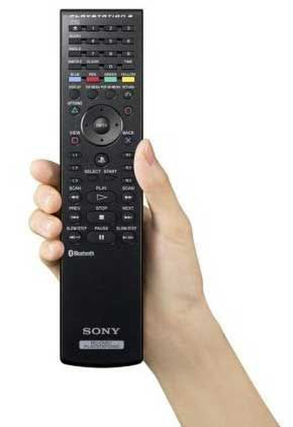 Sony PS3 Blu-ray Disc Remote Control Беспроводной RF Нажимные кнопки Черный пульт дистанционного управления