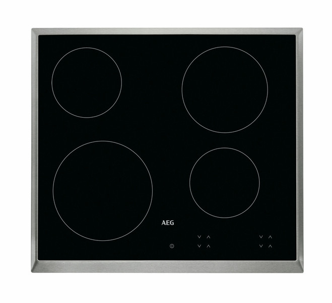 AEG HK624000XB built-in Electric induction Brushed steel