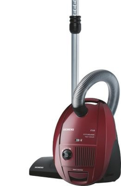 Siemens VSZ314M1 Zylinder-Vakuum 4l 1400W Rot Staubsauger