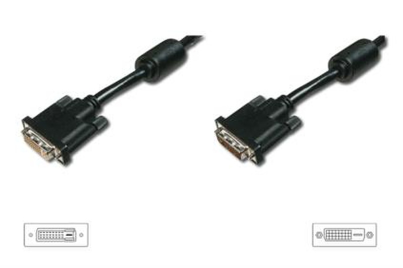 ASSMANN Electronic AK-320200-020-S 2m DVI-D DVI-D Schwarz DVI-Kabel