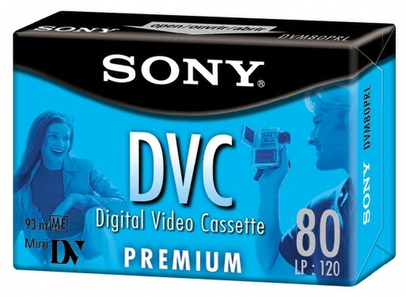 Sony DVC Premium 80 min MiniDV чистая видеокассета