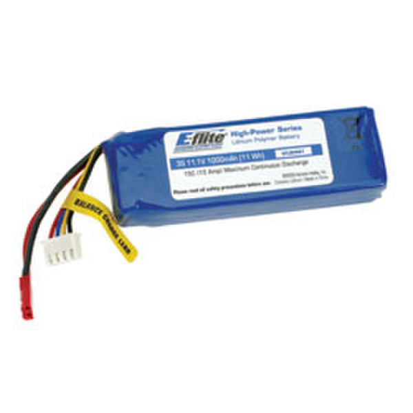 E-flite EFLB0997 Lithium Polymer (LiPo) 1000mAh 11.1V rechargeable battery