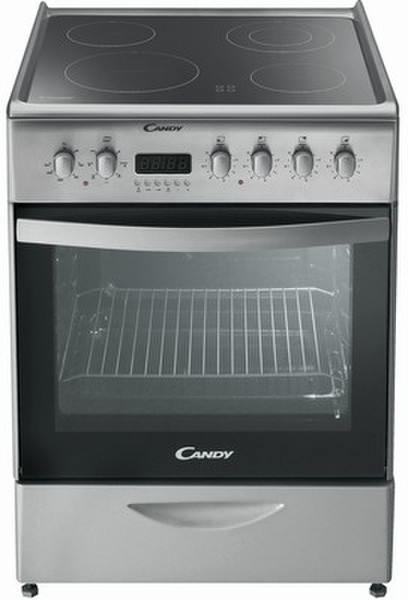 Candy CVM 6524 PX Freestanding Electric hob A Silver