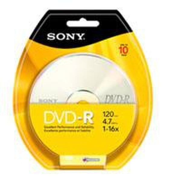 Sony DVD-R 10 Pack 4.7ГБ DVD-R 10шт