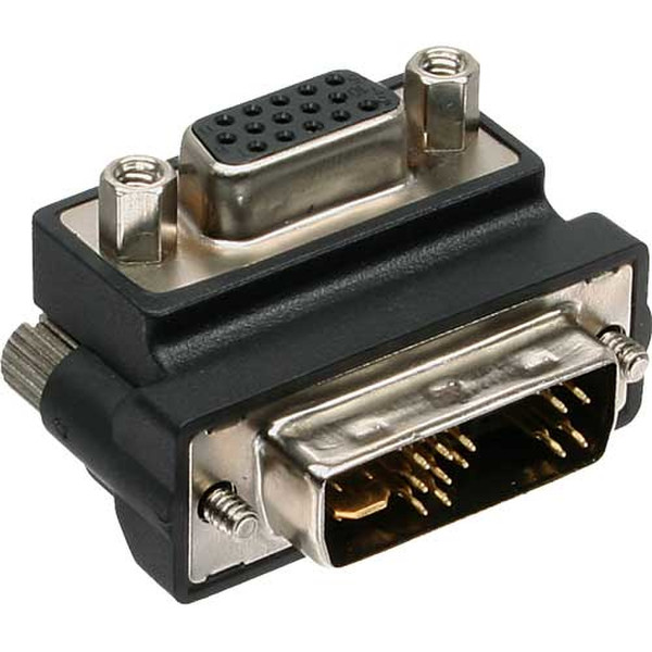 InLine 17780W DVI-A VGA Schwarz, Silber Kabelschnittstellen-/adapter