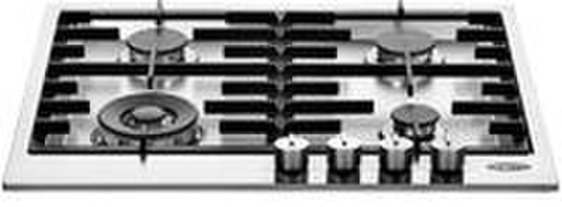 Boretti BGW-60 IX B built-in Gas Black,Stainless steel hob