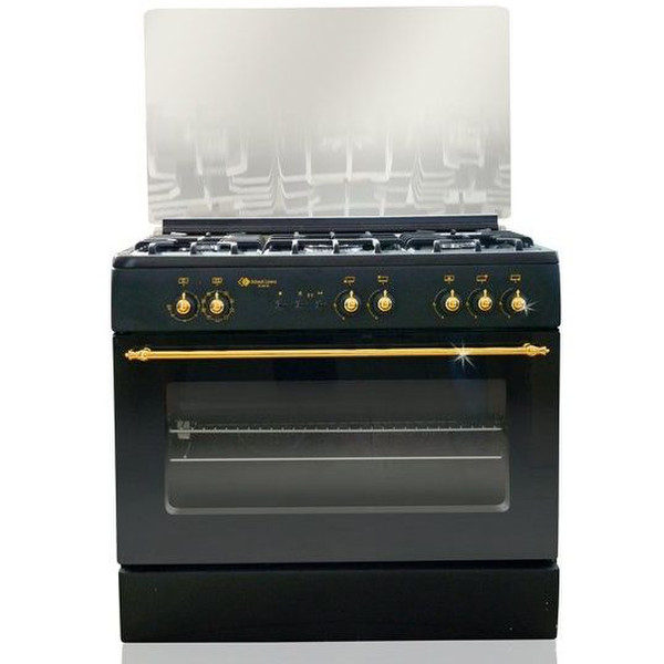 Schaub Lorenz DLX90BL Freestanding Gas hob Black cooker