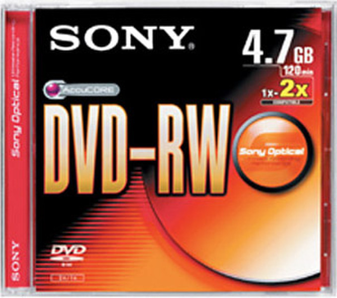 Sony DMW47S2 4.7GB DVD-RW 1Stück(e) DVD-Rohling