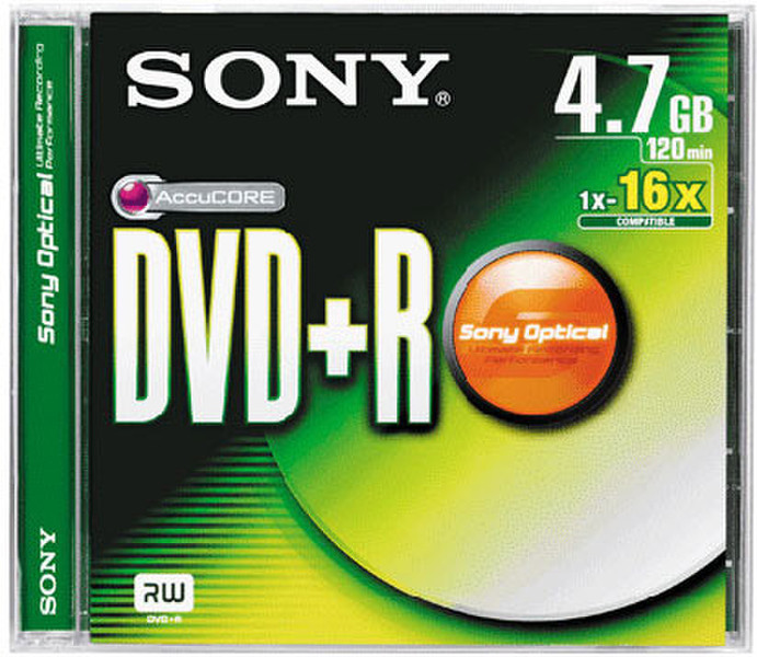 Sony DPR47S3 4.7ГБ DVD+R чистый DVD