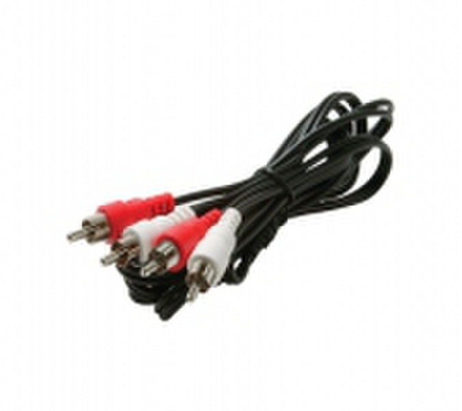 Steren 255-130 3.66m 2 x RCA 2 x RCA Schwarz, Rot, Weiß Audio-Kabel