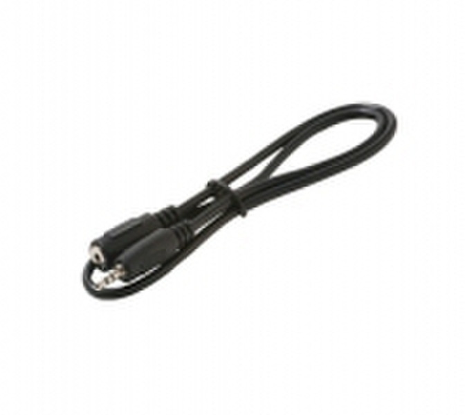 Steren 252-651 0.46м 2.5mm 2.5mm Черный аудио кабель