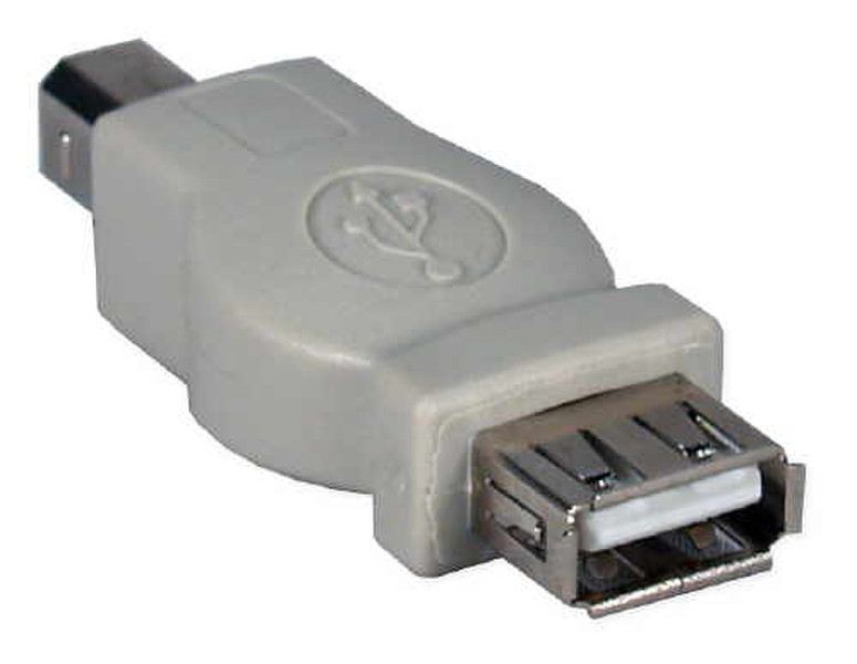 QVS CC2209-FM Typ A Typ B Grau Kabelschnittstellen-/adapter