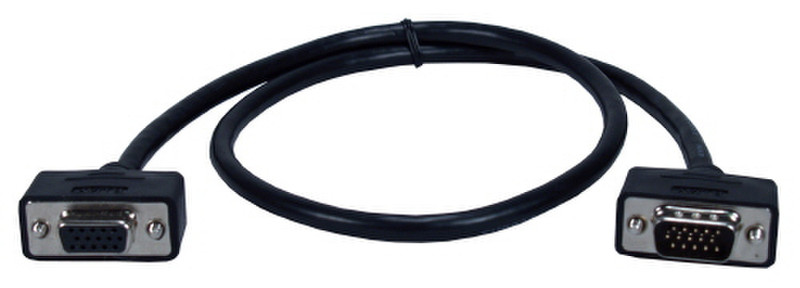 QVS CC320M1-02 0.6m VGA (D-Sub) VGA (D-Sub) Black