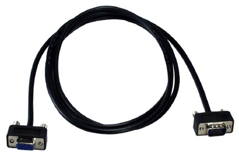 QVS CC320M1-15 4.57m VGA (D-Sub) VGA (D-Sub) Schwarz VGA-Kabel