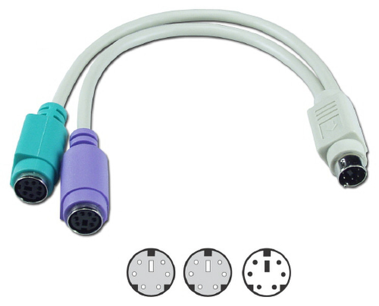QVS CC321Y кабель PS/2