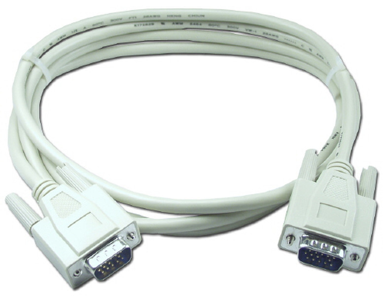 QVS CC388-06 1.82м VGA (D-Sub) VGA (D-Sub) Белый VGA кабель