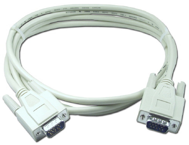 QVS CC388-06 1.82m VGA (D-Sub) VGA (D-Sub) Weiß VGA-Kabel