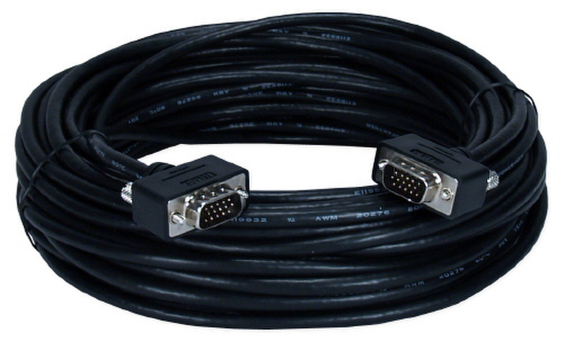 QVS CC388M1-100 30.48м VGA (D-Sub) VGA (D-Sub) Черный VGA кабель