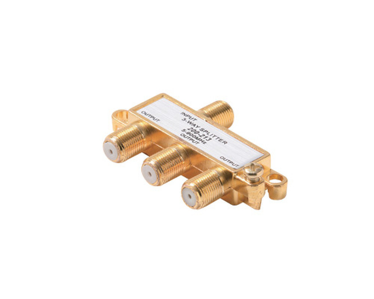 Steren 200-213 Cable splitter Gold cable splitter/combiner