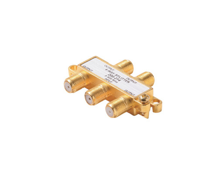 Steren 200-214 Cable splitter Gold cable splitter/combiner