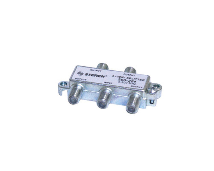 Steren 200-224 Cable splitter Silver cable splitter/combiner