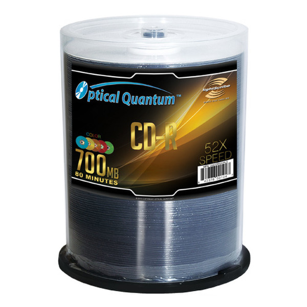 Optical Quantum OQCDR52CRLS CD-R 700МБ 100шт чистые CD