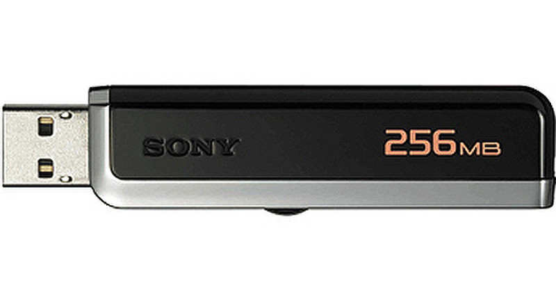 Sony Micro Vault Classic 256 MB 0.256GB USB 2.0 Typ A Schwarz USB-Stick